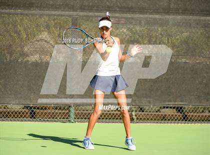 Thumbnail 2 in Torrey Pines vs. University (CIF SoCal Regional Team Tennis Championships) photogallery.