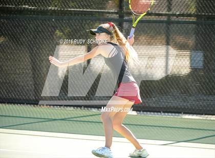 Thumbnail 2 in Torrey Pines vs. University (CIF SoCal Regional Team Tennis Championships) photogallery.