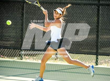 Thumbnail 2 in Torrey Pines vs. University (CIF SoCal Regional Team Tennis Championships) photogallery.