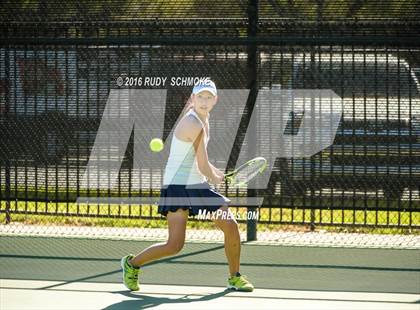 Thumbnail 1 in Torrey Pines vs. University (CIF SoCal Regional Team Tennis Championships) photogallery.