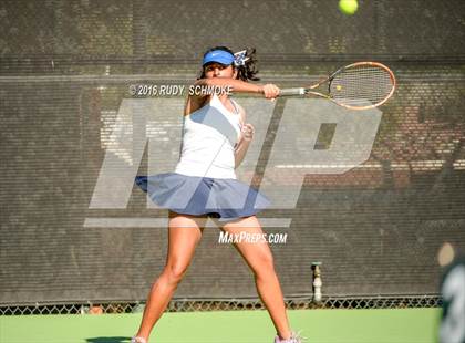 Thumbnail 1 in Torrey Pines vs. University (CIF SoCal Regional Team Tennis Championships) photogallery.