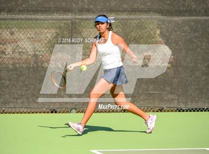 Thumbnail 2 in Torrey Pines vs. University (CIF SoCal Regional Team Tennis Championships) photogallery.