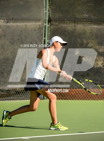 Thumbnail 2 in Torrey Pines vs. University (CIF SoCal Regional Team Tennis Championships) photogallery.