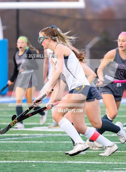 Thumbnail 3 in Our Lady of Lourdes vs. Burnt Hills-Ballston Lake (NYSPHSAA Class B Regional Final) photogallery.