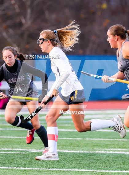Thumbnail 2 in Our Lady of Lourdes vs. Burnt Hills-Ballston Lake (NYSPHSAA Class B Regional Final) photogallery.