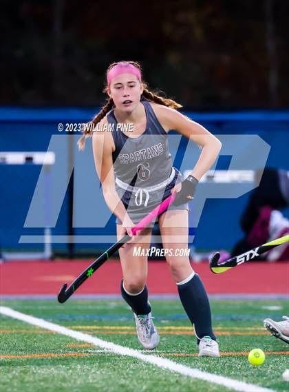 Thumbnail 2 in Our Lady of Lourdes vs. Burnt Hills-Ballston Lake (NYSPHSAA Class B Regional Final) photogallery.