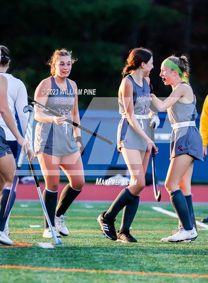 Thumbnail 3 in Our Lady of Lourdes vs. Burnt Hills-Ballston Lake (NYSPHSAA Class B Regional Final) photogallery.