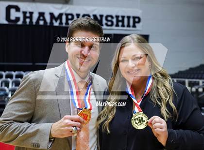 Thumbnail 1 in Grand Oaks vs. Fulshear (UIL 6A Volleyball Division 1 Final Medal Ceremony) photogallery.
