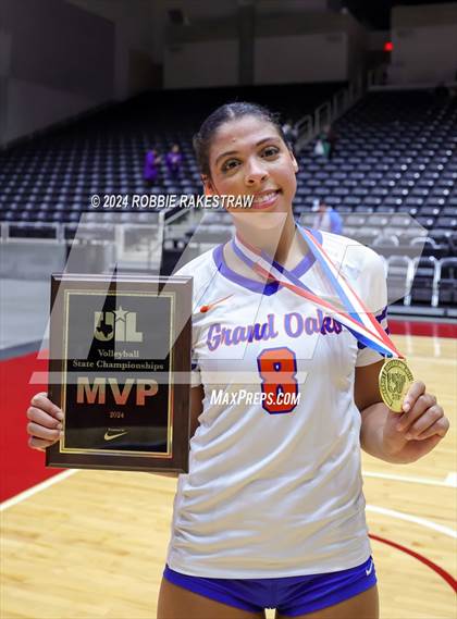 Thumbnail 2 in Grand Oaks vs. Fulshear (UIL 6A Volleyball Division 1 Final Medal Ceremony) photogallery.