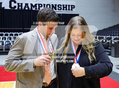 Thumbnail 2 in Grand Oaks vs. Fulshear (UIL 6A Volleyball Division 1 Final Medal Ceremony) photogallery.