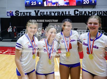 Thumbnail 1 in Grand Oaks vs. Fulshear (UIL 6A Volleyball Division 1 Final Medal Ceremony) photogallery.