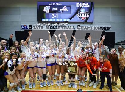 Thumbnail 3 in Grand Oaks vs. Fulshear (UIL 6A Volleyball Division 1 Final Medal Ceremony) photogallery.