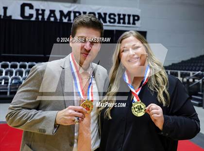 Thumbnail 3 in Grand Oaks vs. Fulshear (UIL 6A Volleyball Division 1 Final Medal Ceremony) photogallery.