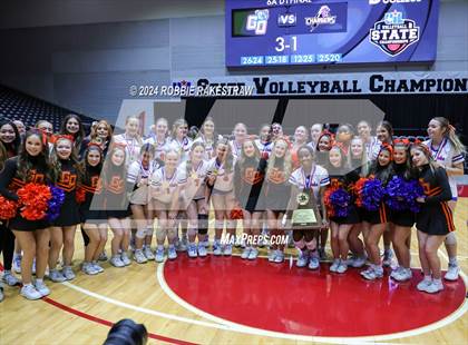 Thumbnail 1 in Grand Oaks vs. Fulshear (UIL 6A Volleyball Division 1 Final Medal Ceremony) photogallery.