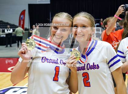 Thumbnail 3 in Grand Oaks vs. Fulshear (UIL 6A Volleyball Division 1 Final Medal Ceremony) photogallery.