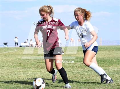 Thumbnail 3 in Centennial vs Faith Lutheran photogallery.