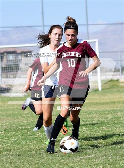 Thumbnail 1 in Centennial vs Faith Lutheran photogallery.