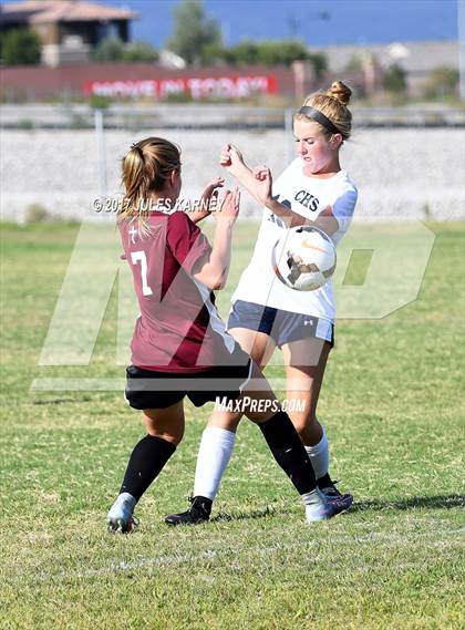 Thumbnail 1 in Centennial vs Faith Lutheran photogallery.