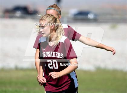Thumbnail 3 in Centennial vs Faith Lutheran photogallery.