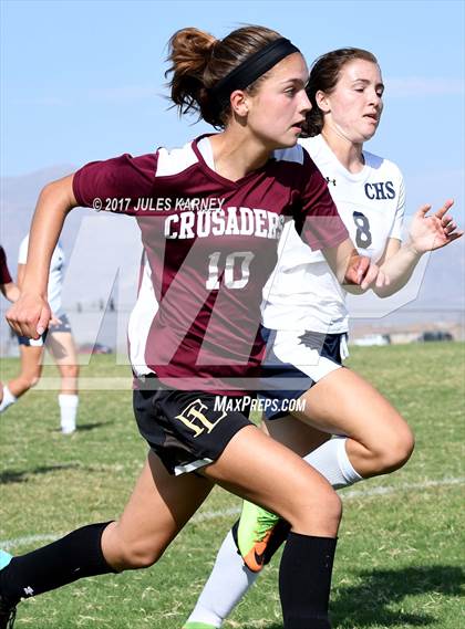 Thumbnail 3 in Centennial vs Faith Lutheran photogallery.