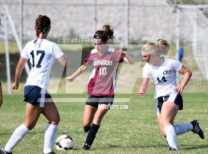 Thumbnail 2 in Centennial vs Faith Lutheran photogallery.