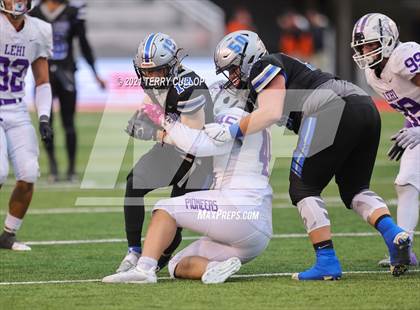 Thumbnail 1 in Lehi vs. Stansbury (UHSAA 5A Semifinal) photogallery.