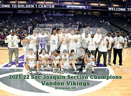 Thumbnail 2 in Central Catholic vs. Vanden (CIF SJS D3 Final) photogallery.