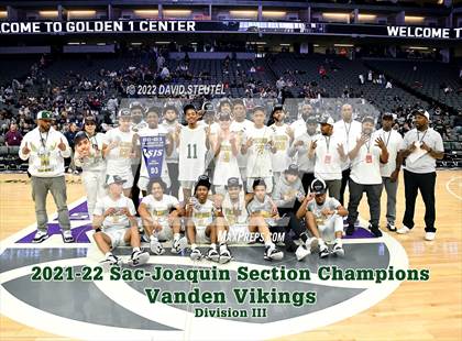 Thumbnail 3 in Central Catholic vs. Vanden (CIF SJS D3 Final) photogallery.