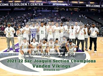 Thumbnail 1 in Central Catholic vs. Vanden (CIF SJS D3 Final) photogallery.
