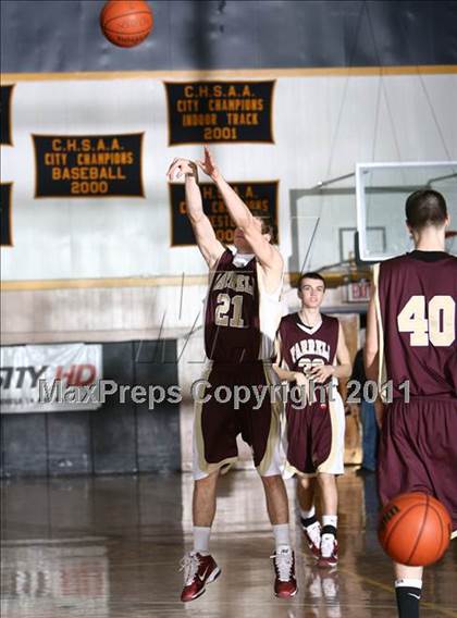Thumbnail 2 in Cardinal Hayes vs. Monsignor Farrell (CHSAA Class A Quarterfinal) photogallery.