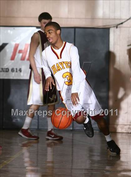 Thumbnail 1 in Cardinal Hayes vs. Monsignor Farrell (CHSAA Class A Quarterfinal) photogallery.