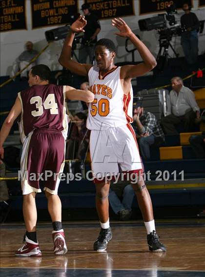 Thumbnail 1 in Cardinal Hayes vs. Monsignor Farrell (CHSAA Class A Quarterfinal) photogallery.