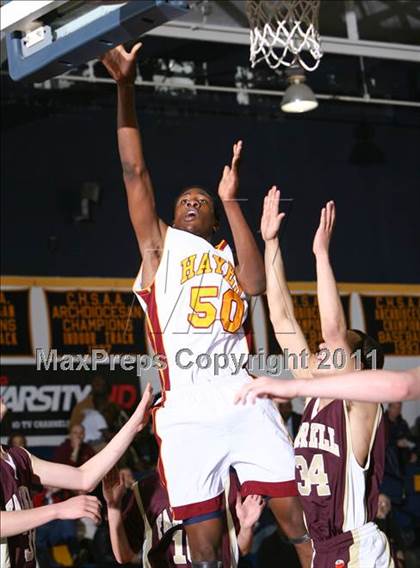 Thumbnail 1 in Cardinal Hayes vs. Monsignor Farrell (CHSAA Class A Quarterfinal) photogallery.