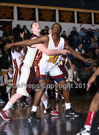 Thumbnail 3 in Cardinal Hayes vs. Monsignor Farrell (CHSAA Class A Quarterfinal) photogallery.