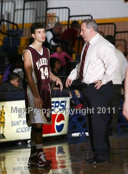 Thumbnail 3 in Cardinal Hayes vs. Monsignor Farrell (CHSAA Class A Quarterfinal) photogallery.