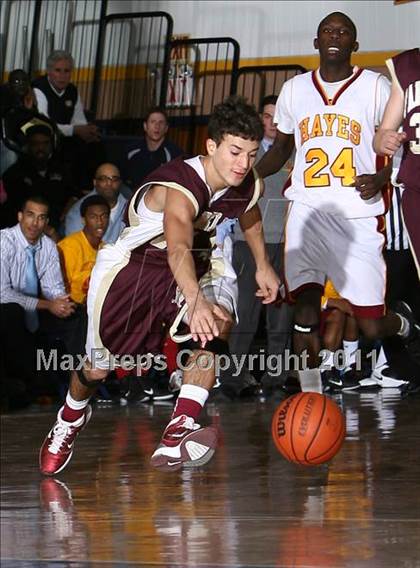 Thumbnail 1 in Cardinal Hayes vs. Monsignor Farrell (CHSAA Class A Quarterfinal) photogallery.