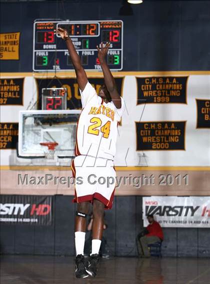 Thumbnail 2 in Cardinal Hayes vs. Monsignor Farrell (CHSAA Class A Quarterfinal) photogallery.