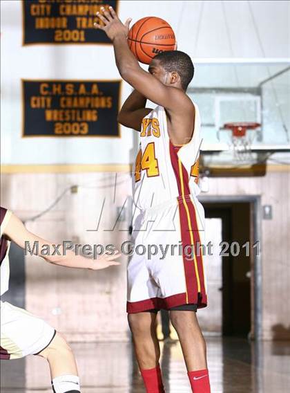 Thumbnail 1 in Cardinal Hayes vs. Monsignor Farrell (CHSAA Class A Quarterfinal) photogallery.
