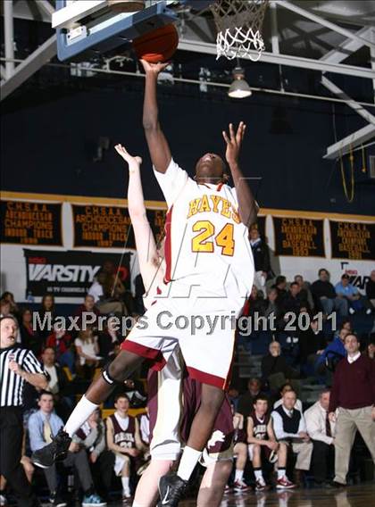 Thumbnail 3 in Cardinal Hayes vs. Monsignor Farrell (CHSAA Class A Quarterfinal) photogallery.