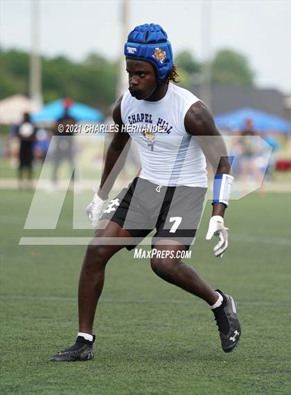Thumbnail 3 in Chapel Hill vs. Kaufman (Texas State 7-on-7 Tournament) photogallery.