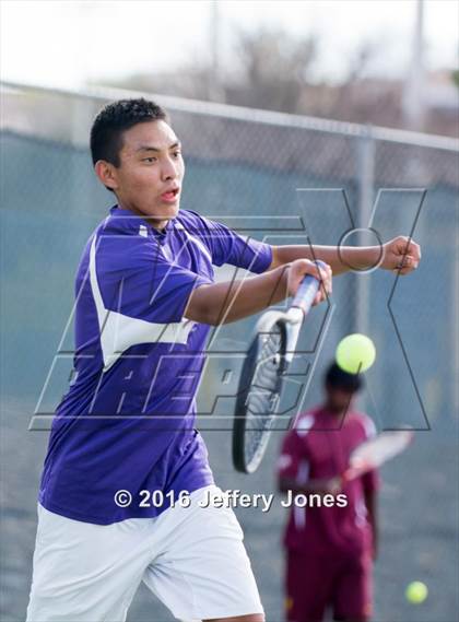 Thumbnail 1 in Rehoboth Christian vs Miyamura  photogallery.