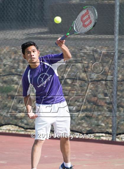 Thumbnail 3 in Rehoboth Christian vs Miyamura  photogallery.