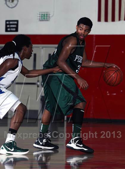 Thumbnail 1 in Perris vs Sacred Heart (MaxPreps Holiday Classic) photogallery.