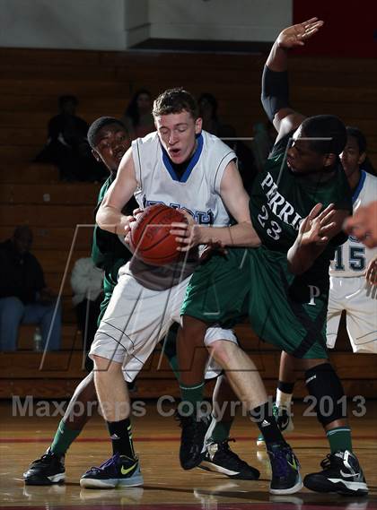 Thumbnail 2 in Perris vs Sacred Heart (MaxPreps Holiday Classic) photogallery.