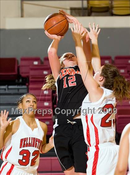 Thumbnail 2 in Wellington vs Texoma Christian (Fantasy of Lights Tournament) photogallery.