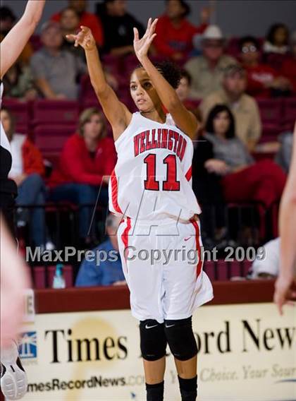 Thumbnail 2 in Wellington vs Texoma Christian (Fantasy of Lights Tournament) photogallery.