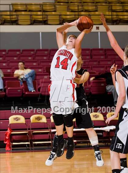 Thumbnail 1 in Wellington vs Texoma Christian (Fantasy of Lights Tournament) photogallery.