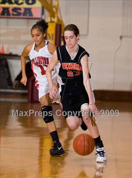 Thumbnail 1 in Wellington vs Texoma Christian (Fantasy of Lights Tournament) photogallery.