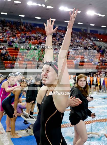 Thumbnail 3 in UIL 5A State Varsity Swim & Dive Finals photogallery.