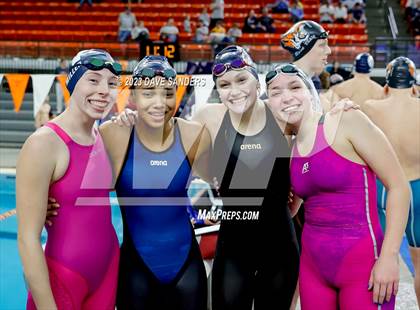 Thumbnail 1 in UIL 5A State Varsity Swim & Dive Finals photogallery.